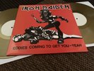 Iron Maiden LP Eddies Coming To Get You - Saint Austell / UK 1980 Vinyl