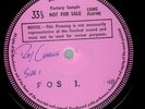 RAY CHARLES Focus On LP VINYL UK London 1975 Test Pressing of Record 1 From 2 LP