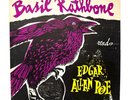 Basil Rathbone Reads Edgar Allan Poe Vinyl LP, Caedmon Records TC 1028
