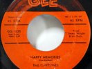 the CLEFTONES 45 String Around My Heart / Happy Memories GEE doowop VG++  Sw 121