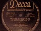 BING CROSBY WHITE CHRISTMAS/LET'S START THE NEW YEAR RIGHT DECCA 78 RPM 109-9