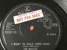Beatles I want to hold your hand gram rim solid  1 EMI box factory sample DemoEx