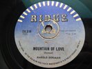 HAROLD DORMAN, MOUNTAIN OF LOVE  on South Africa Ridge Label, Rare Late 78 1961
