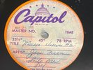 Acetate MUSIC VIEWS radio show JANE FROMAN The Cheers NAT KING COLE Les Baxter..