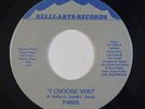 Modern Soul/Boogie 45 PARIS I Choose You / Punkin Funkin on Kelli-Arts