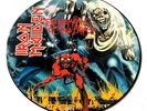 IRON MAIDEN THE NUMBER OF THE BEAST 1982 PIC DISC ALBUM MERCH SHEET EMI