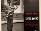 LESTER YOUNG - LE DERNIER MESSAGE BARCLAY/SAM 180G FRANCE '11 REISSUE 84069 NM