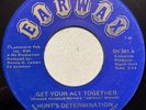 HUNT'S DETERMINATION BAND-Get Your Act Together-Rare MODERN MOD SOUL 45