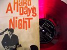 THE BEATLES  HARD DAY'S NIGHT ** 1964 Japan 1st Press ODEON LP TRANSLUSCENT RED