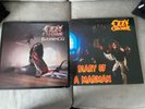 OZZY OSBOURNE BLIZZARD OF OZZ & DIARY OF A MADMAN OWNED FROM NEW VINYL MINT.
