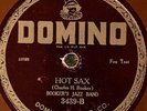Domino 3439 Booker's Jazz Band HOT SAX  78rpm 1924 EE- Jazz w Bubber Miley