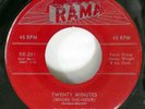The VALENTINES 45 Twenty Minutes / I'll Never Let you go RAMA Original Kz 1157