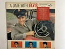 1959-A DATE WITH ELVIS PRESLEY LPM 2011 STICKER COVER-RECORD ALBUM-FREE SHIP.