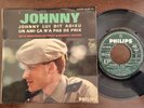 Johnny Hallyday Vinyl Original EP Bandeau Noir Imp COLOMBET   EXCELLENT ETAT