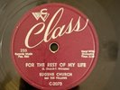 R&B Blues 78rpm EUGENE CHURCH Pretty Girls Everywhere CLASS grade E
