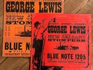 George Lewis New Orleans Stompers Vol 1 &2  PRISTINE  NY RVG Mono Blue Note lp