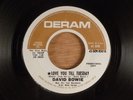 David Bowie  Love You Till Tuesday/Did You Ever Have A Dream  RARE Promo Psych