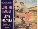 ELVIS PRESLEY Love Me Tender dog on top silver line 45 EP with picture sleeve