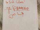 JOHNNY ROTTEN  Signed WDRE Letterhead Paper - Personalized SEX PISTOLS PIL