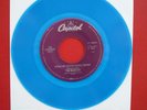 Beatles  RARE ( WHILE MY GUITAR GENTLY WEEPS ) EX /EX  BLUE VINYL 45  HARRISON
