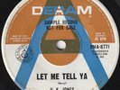 U. K. JONES 45: LET ME TELL YA/AND THE RAINS CAME DOWN AUSSIE DERAM 8771 EX/EX+