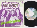 VAN HALEN * You Really Got Me * 1978 Belgian - Dutch 45 * METAL HARD ROCK 45 *