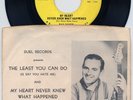 Rare Country 45 & Picture Sleeve - Ray Baker - The Least You Can Do - Duel