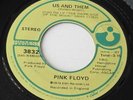 Pink Floyd - Us And Them / Time - Excellent Original 1974 Prog Rock Harvest 3832