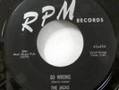 The JACKS 45 So Wrong / How soon RPM 2nd press doowop  Kz 1187