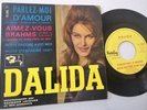 EP 45t 7' DALIDA BELGIUM 1961 parlez moi d'amour +3 BARCLAY BIEM 70386 languett