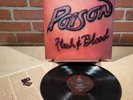 Poison  Flesh & Blood  1990 Pressing LP Ultrasonic Clean