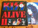 KISS – ALIVE II 2LP – EXC+ A1 UK 1977 ORIG TRANSLUCENT RED VINYL