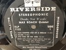 MAX ROACH Deeds, Not Words VINYL LP RIVERSIDE RLP 1122 1959 DG no cover