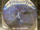Metallica - Ride the Lightning pic disc vinyl LP EX+ MFN27P