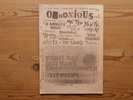 OBNOXIOUS #2 UK 1981 ORIG PUNK FANZINE CRASS DISCHARGE SIX MINUTE WAR VICE SQUAD