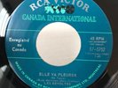 Les Revoltes 96 TEARS - Elle Va Pleurer '60s French MONTREAL GARAGE ROCK Rca45