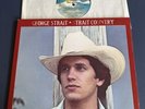 George Strait - Strait Country 1981 LP Vinyl EX/EX