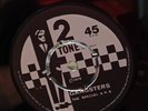 The Specials /The Selecter  Gangsters UK 79 Two Tone Translucent Red Push Out 7