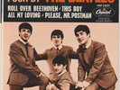 BRIT INVASION 45 E.P.  w/ PICTURE COVER- FOUR BY THE BEATLES  -HEAR 1964 CAPITOL