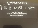 Stormzy - This is What I Mean 2xLP Cream Vinyl Limited Edition SIGNED
