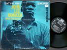 JOHN LEE HOOKER Sings The Blues That's My Story LP RIVERSIDE RLP 1175 BLUES
