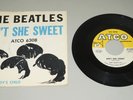 VINTAGE 45 RPM THE BEATLES AIN'T SHE SWEET / NOBODY'S CHILD ATCO PICTURE SLEEVE*