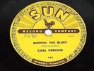 Carl Perkins BOPPIN' THE BLUES/ALL MAMA'S CHILDREN '56 Rockabilly SUN 78 rpm 243
