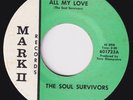 SOUL SURVIVORS All My Love  Ohio garage 45 psych mod northern soul HEAR