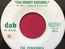 THE FENDERMEN   FAS-NACHT-KEUCHEL RARE SURF INSTRO ROCKABILLY 45 BUFFALO NY DAB