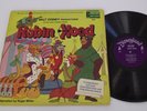 Nice  1973 Disney Purple Label Robin Hood LP w/ Booklet * Roger Miller Narrates