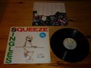 SQUEEZE SINGLES 45s AND UNDER VINYL ALBUM RECORD (BEST OF) 1981 EX+/NEAR MINT