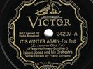 Victor #24207: Isham Jones Or-It's Winter Again/There's Nothing Left To Do E/E-