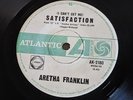 Aretha Franklin Satisfaction/You are my sunshine OZ Atlantic Soul 45 1968 NM