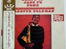 ORNETTE COLEMAN THE SHAPE OF JAZZ TO COME ATLANTIC P6004A JAPAN OBI VINYL LP